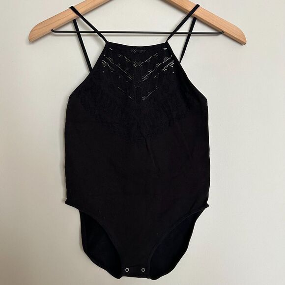 Free People Lace Eyelet Bodysuit - Picture 1 of 5